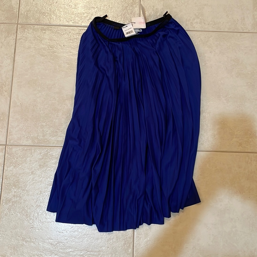 Lacoste plated long skirt